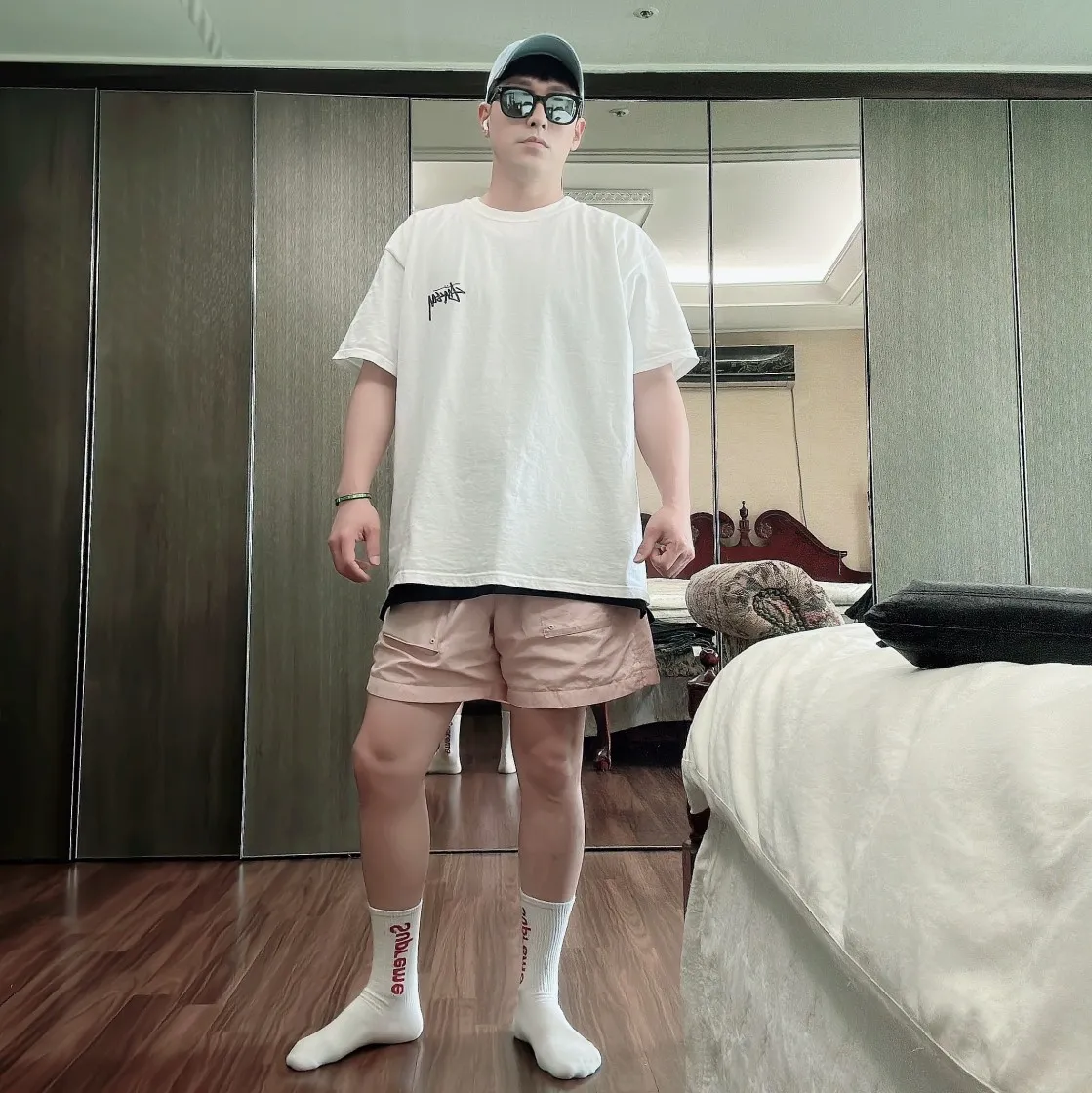 스투시 x 아워레가시 x 데님 티어스 스톡홀름 티셔츠 화이트 thumbnail 8