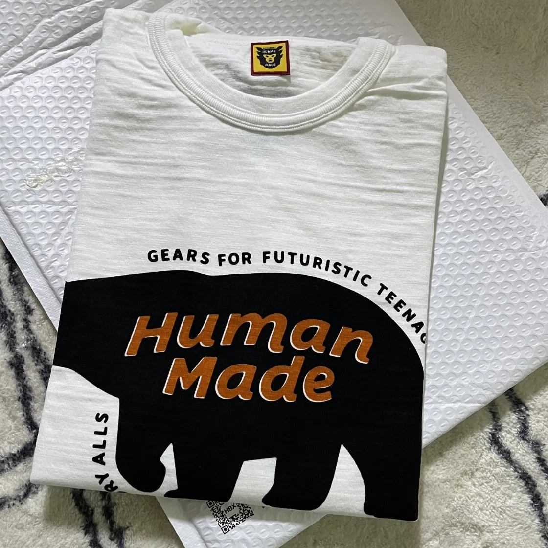 휴먼 메이드 그래픽 티셔츠 #10 화이트 thumbnail 4