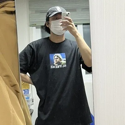 슈프림 커트 코베인 티셔츠 블랙 - 23SS thumbnail 4