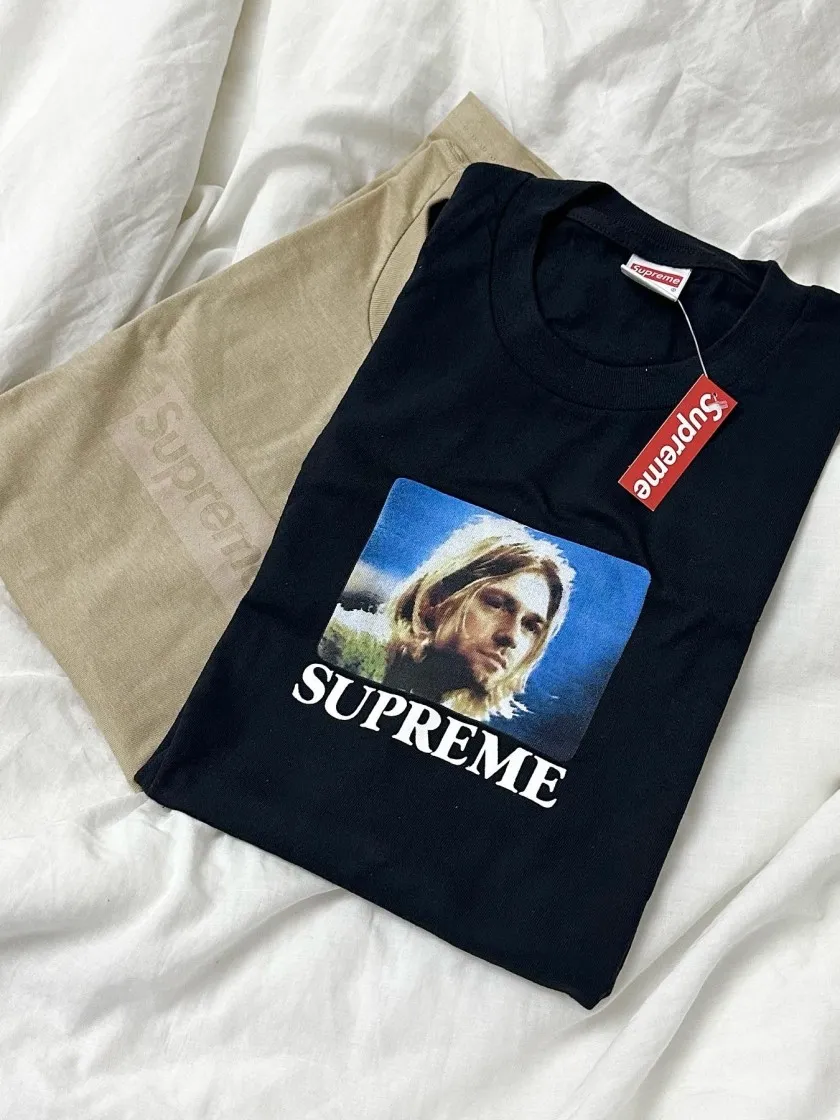 슈프림 커트 코베인 티셔츠 블랙 - 23SS thumbnail 7
