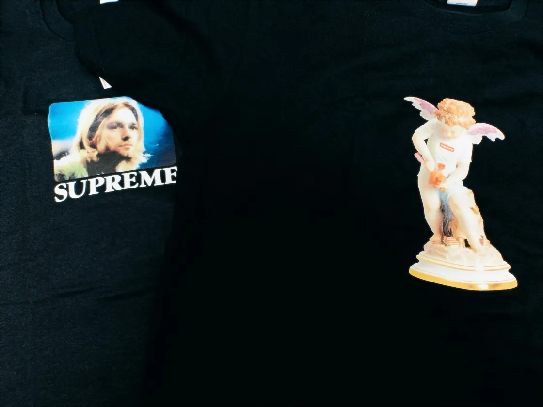 슈프림 커트 코베인 티셔츠 블랙 - 23SS thumbnail 8