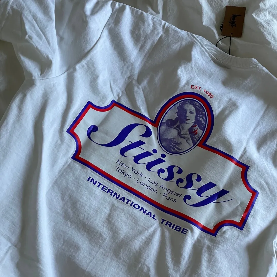 스투시 어센틱 티셔츠 화이트 thumbnail 7