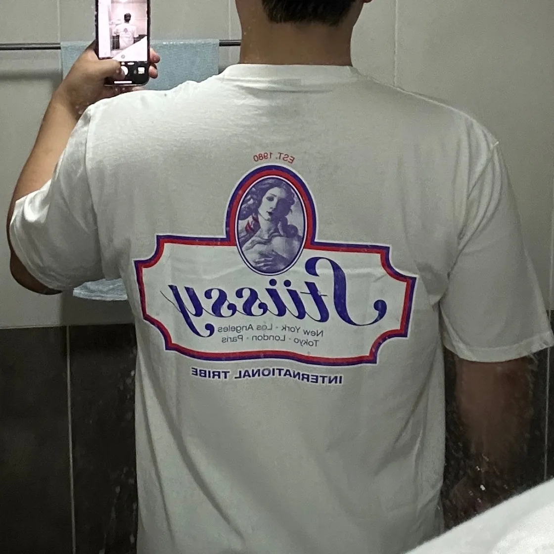 스투시 어센틱 티셔츠 화이트 thumbnail 8