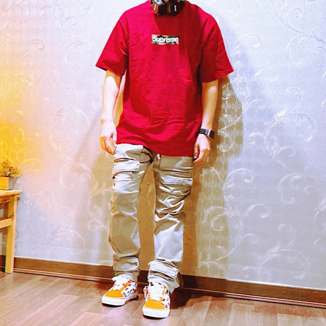 슈프림 박스로고 티셔츠 레드 - 23FW thumbnail 7