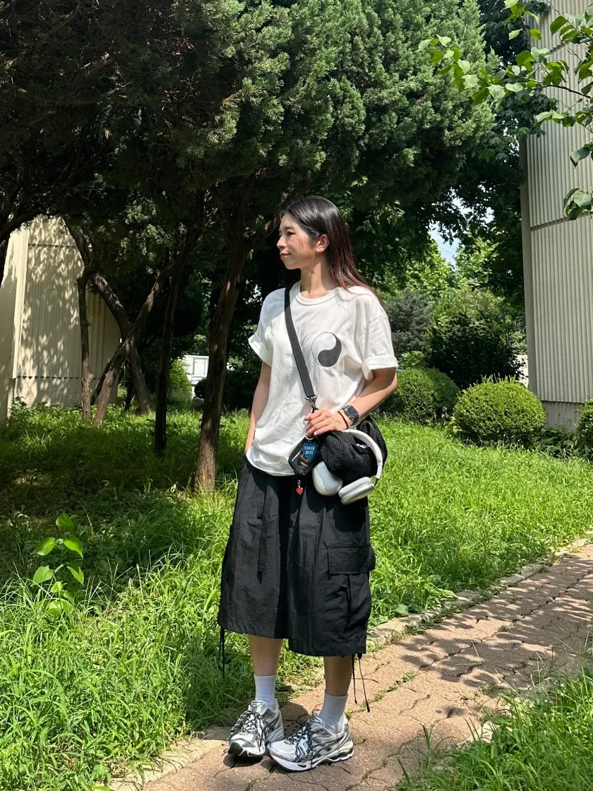 스투시 x 아워레가시 음양 피그먼트 다이드 티셔츠 내츄럴 thumbnail 2