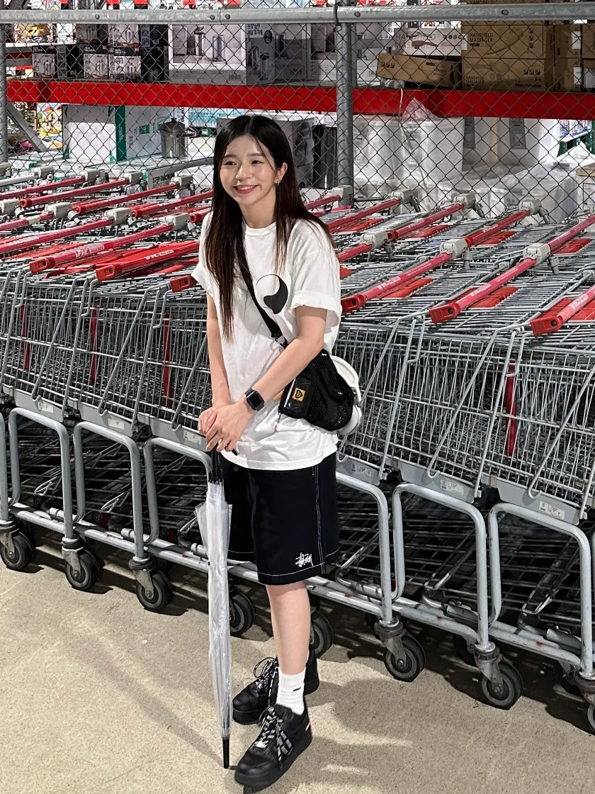 스투시 x 아워레가시 음양 피그먼트 다이드 티셔츠 내츄럴 thumbnail 3