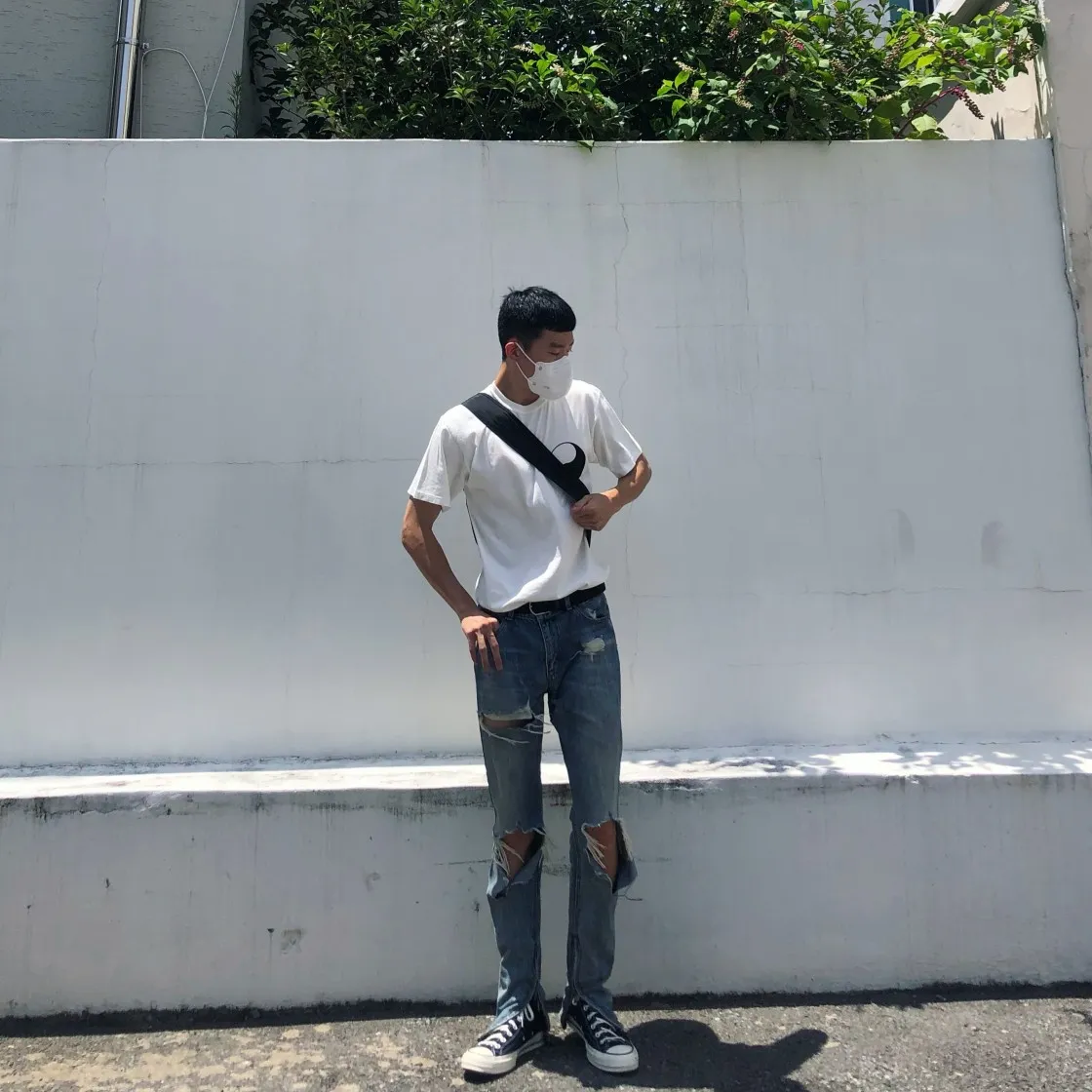 스투시 x 아워레가시 음양 피그먼트 다이드 티셔츠 내츄럴 thumbnail 9