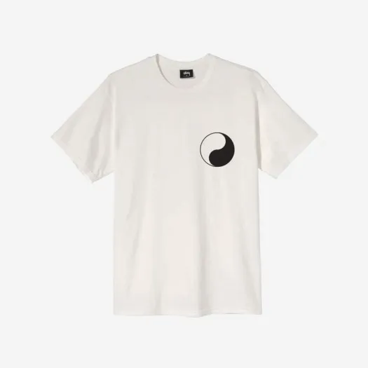 스투시 x 아워레가시 음양 피그먼트 다이드 티셔츠 내츄럴