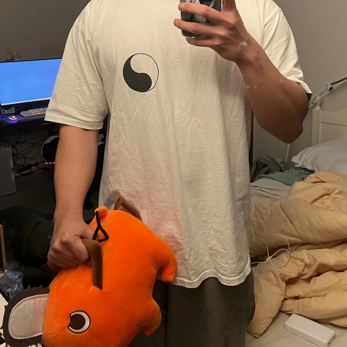 스투시 x 아워레가시 드롭 쉐도우 티셔츠 내츄럴 thumbnail 2