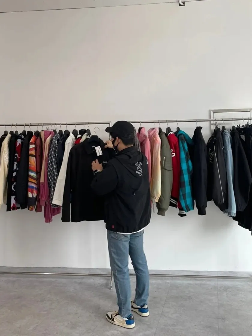 스투시 스탁 도버 스트리트 마켓 런던 티셔츠 화이트 thumbnail 3