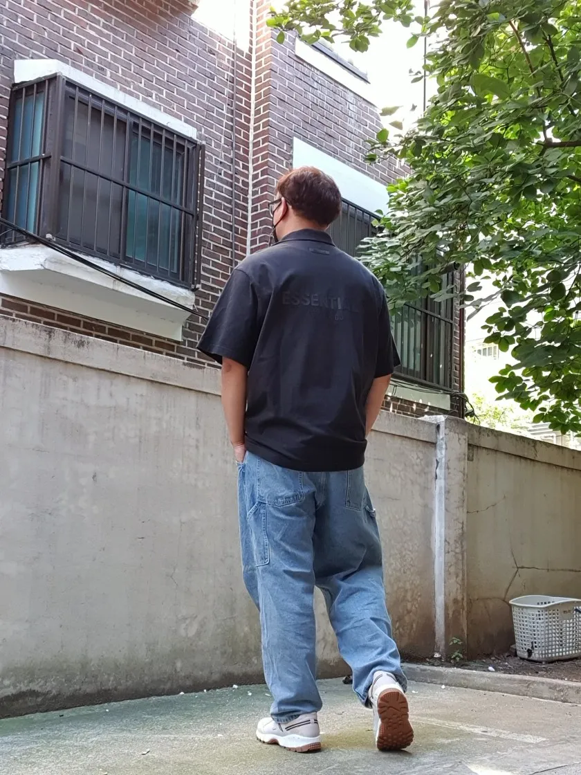 에센셜 숏슬리브 폴로 블랙 - 21SS thumbnail 7