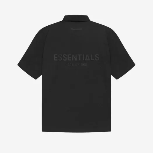 에센셜 숏슬리브 폴로 블랙 - 21SS