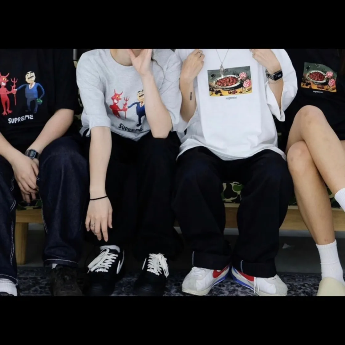 슈프림 비즈니스 티셔츠 블랙 - 23SS thumbnail 4