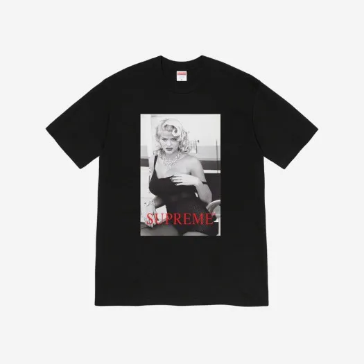 슈프림 안나 니콜 스미스 티셔츠 블랙 - 21SS