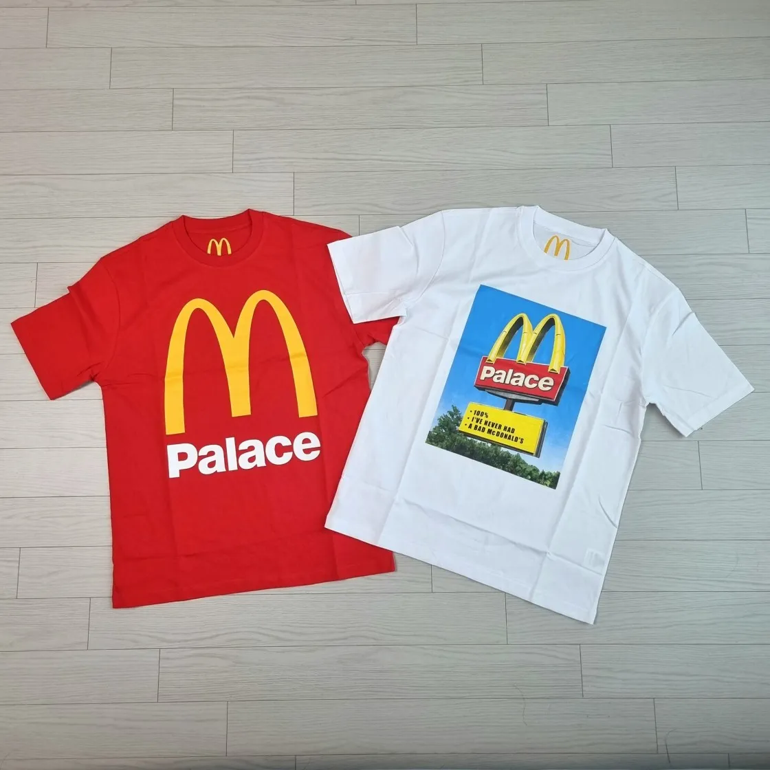 팔라스 x 맥도날드 사인 티셔츠 화이트 - 23FW thumbnail 8