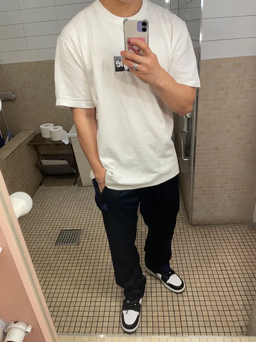 슈프림 x 에밀리오 푸치 박스로고 티셔츠 화이트 블랙 - 21SS thumbnail 4