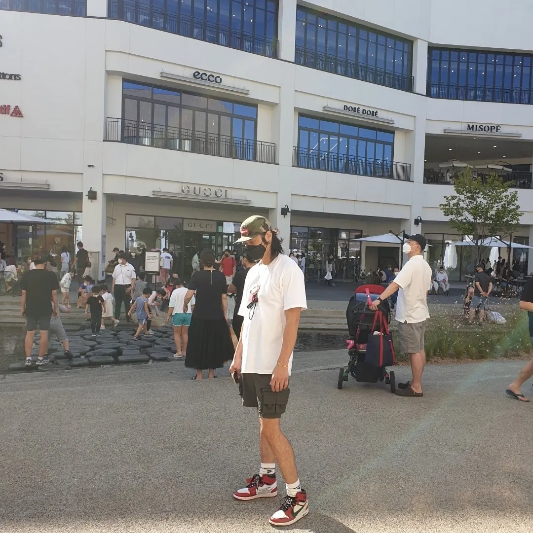 슈프림 x 에밀리오 푸치 박스로고 티셔츠 화이트 블랙 - 21SS thumbnail 8