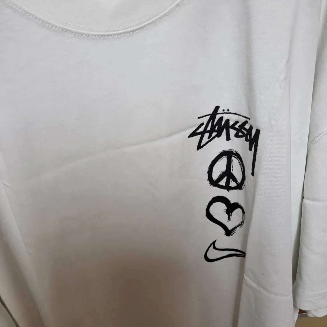 나이키 x 스투시 NRG RA 티셔츠 서밋 화이트 (DM4942-121) thumbnail 4