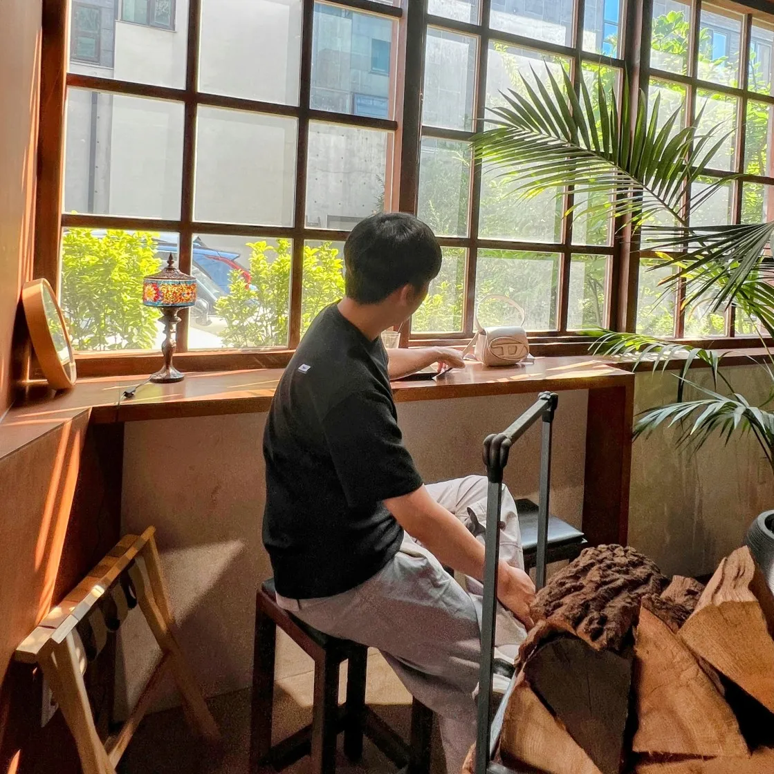 메종 키츠네 x 아더에러 테트리스 폭스 티셔츠 블랙 thumbnail 3