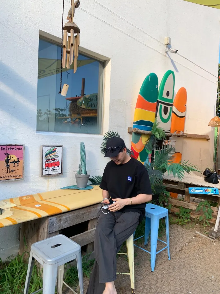 메종 키츠네 x 아더에러 테트리스 폭스 티셔츠 블랙 thumbnail 8