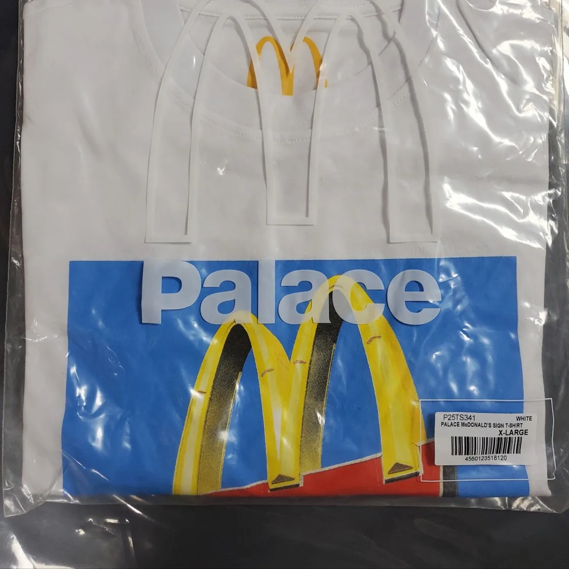 팔라스 x 맥도날드 사인 티셔츠 화이트 - 23FW thumbnail 4