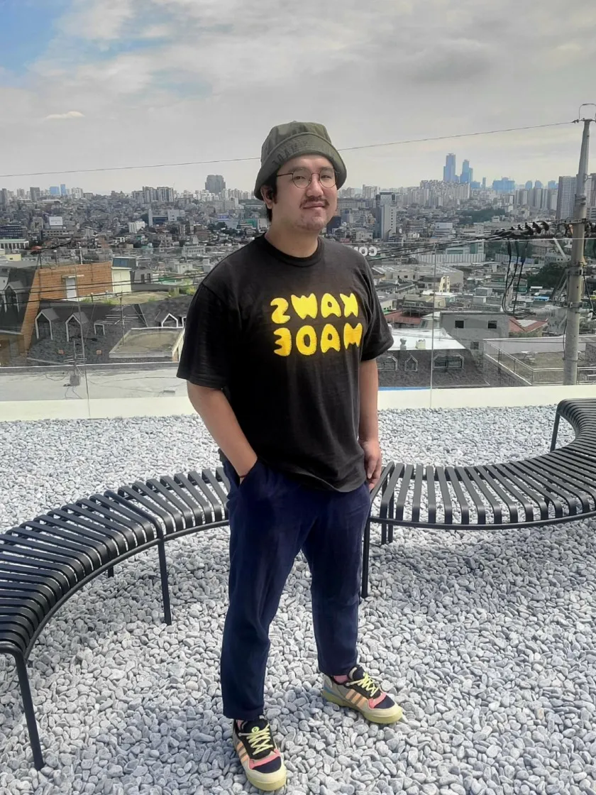 휴먼 메이드 x 카우스 #3 티셔츠 블랙 thumbnail 5