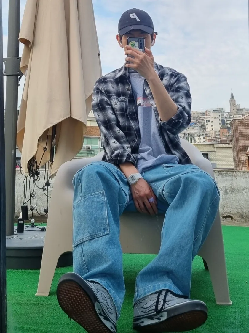 슈프림 x 에밀리오 푸치 박스로고 티셔츠 헤더 그레이 더스티 핑크 - 21SS thumbnail 7