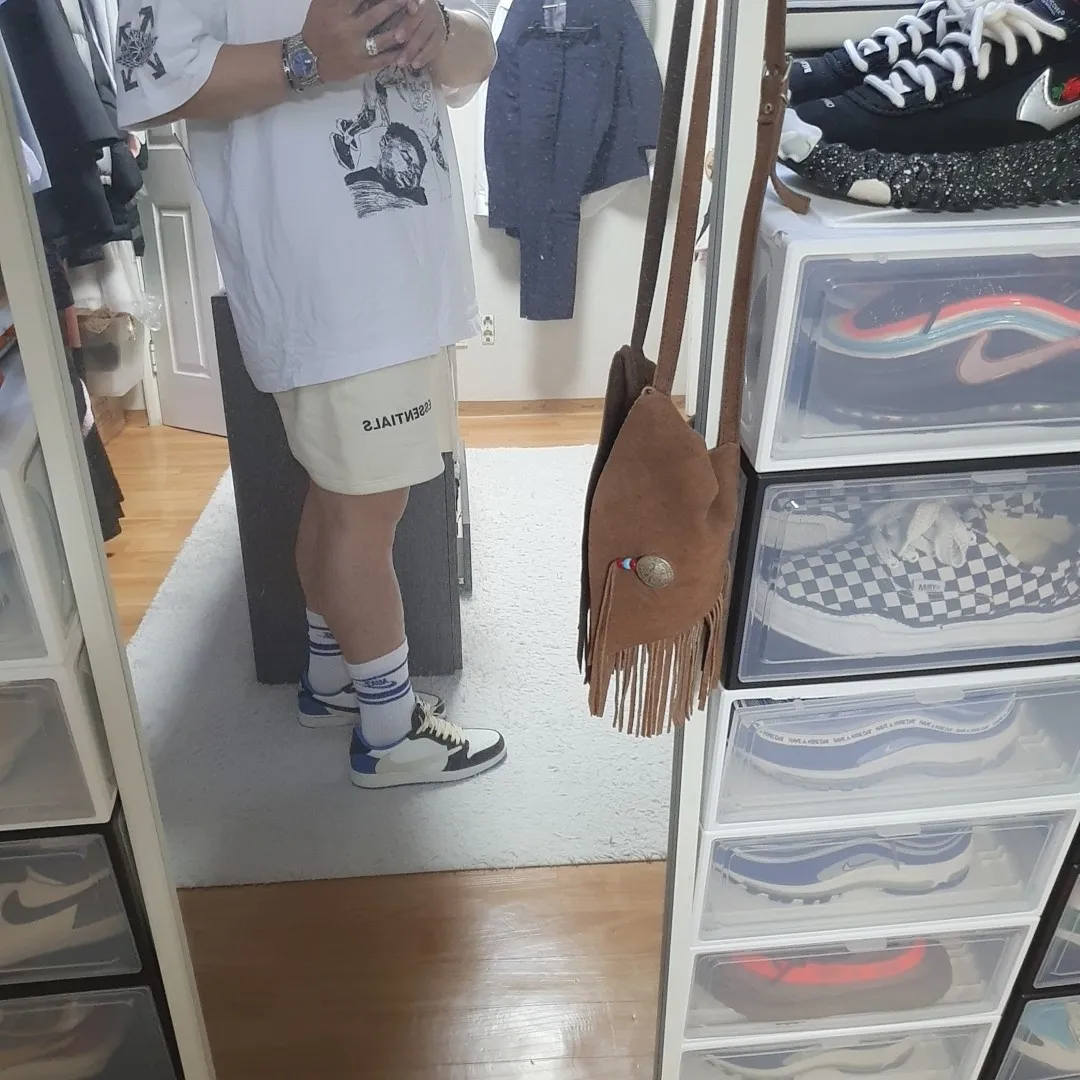 조던 x 오프화이트 숏슬리브 티셔츠 화이트 - 아시아 thumbnail 6