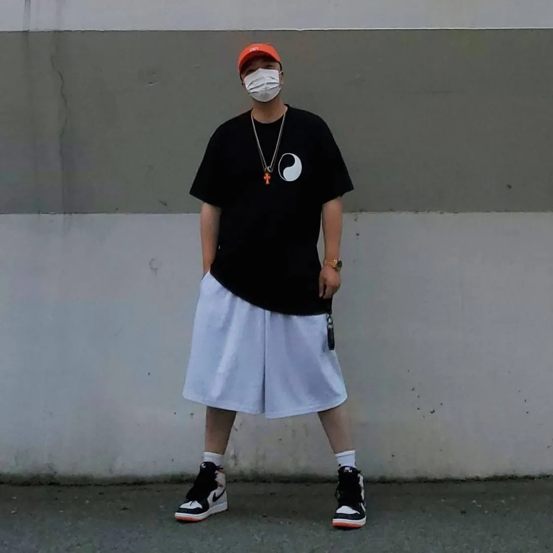 스투시 x 아워레가시 음양 피그먼트 다이드 티셔츠 블랙 thumbnail 8