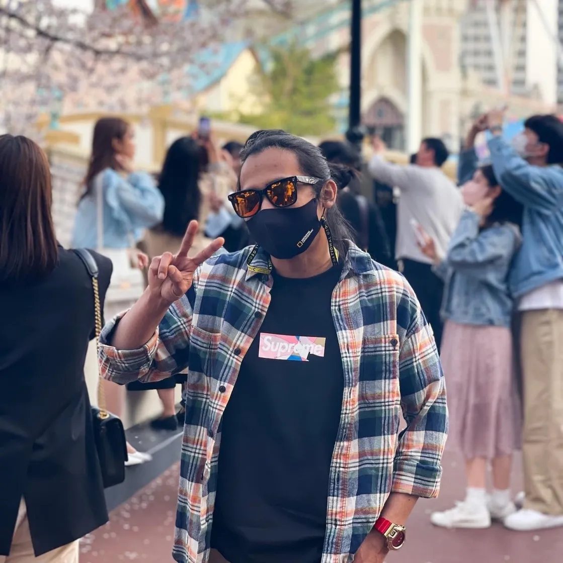 슈프림 x 에밀리오 푸치 박스로고 티셔츠 블랙 더스티 핑크 - 21SS thumbnail 3