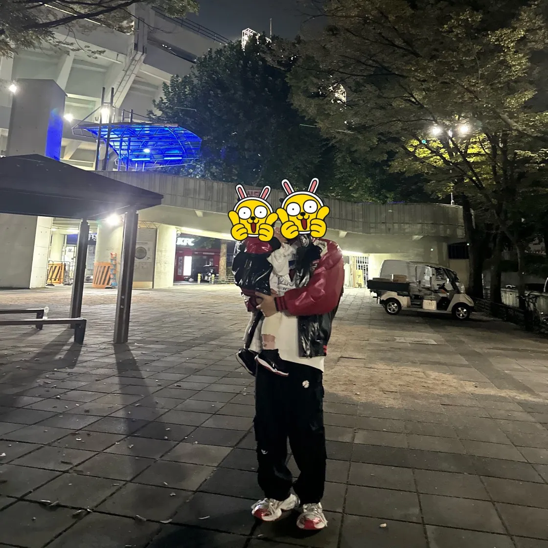 메종 키츠네 x 아더에러 얀 폭스 티셔츠 오프 화이트 thumbnail 2