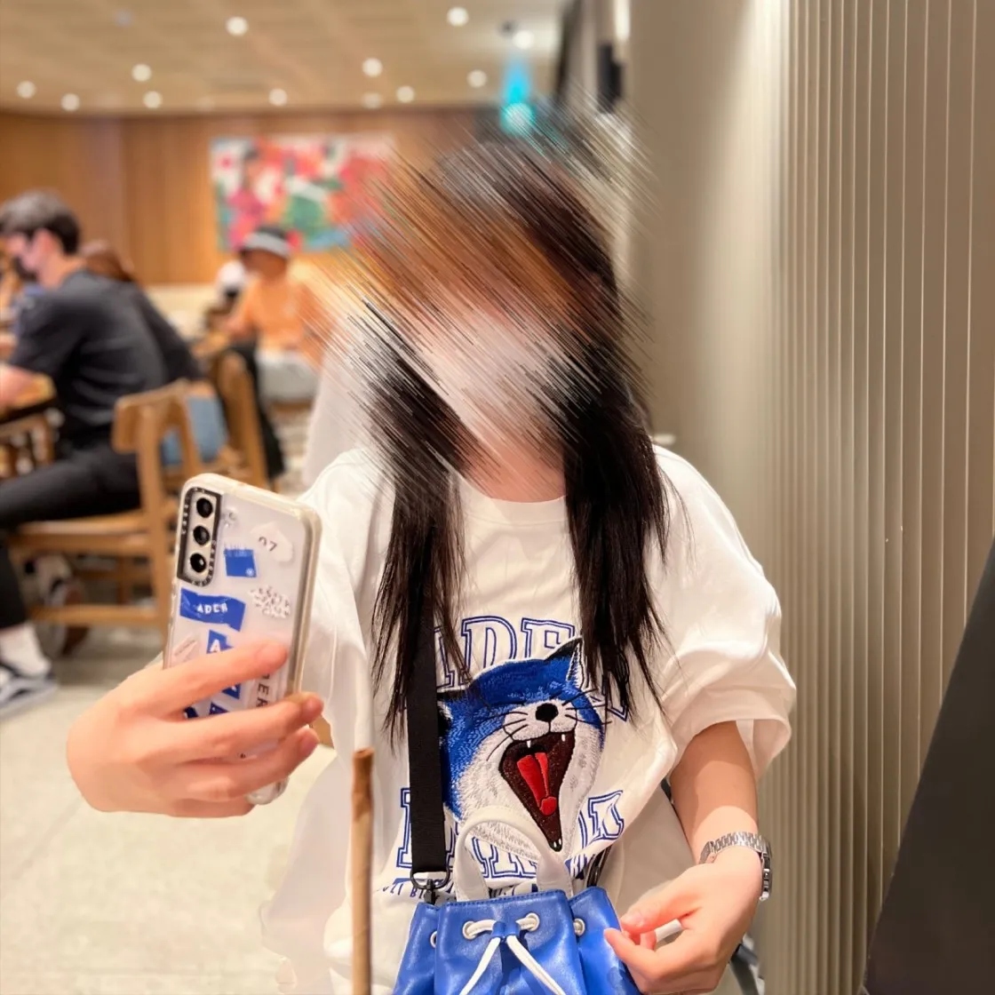 메종 키츠네 x 아더에러 얀 폭스 티셔츠 오프 화이트 thumbnail 4