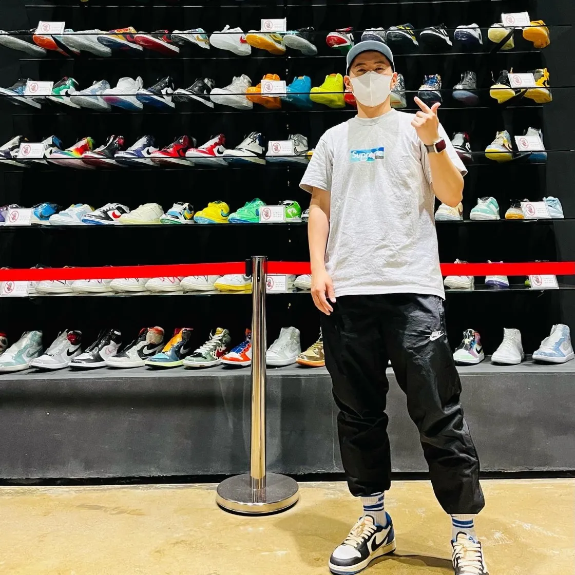 슈프림 x 에밀리오 푸치 박스로고 티셔츠 헤더 그레이 블루 - 21SS thumbnail 3