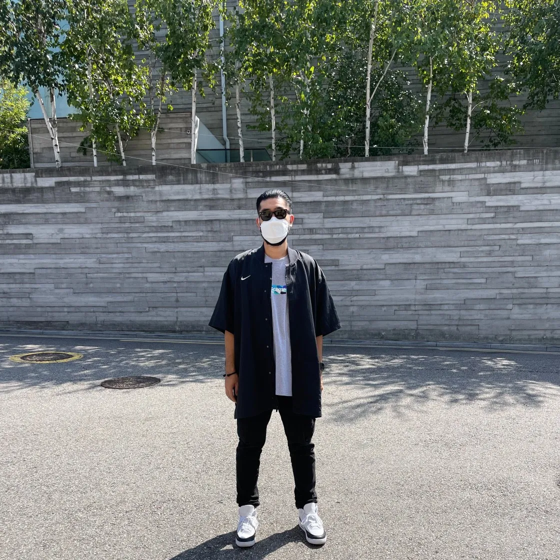 슈프림 x 에밀리오 푸치 박스로고 티셔츠 헤더 그레이 블루 - 21SS thumbnail 5