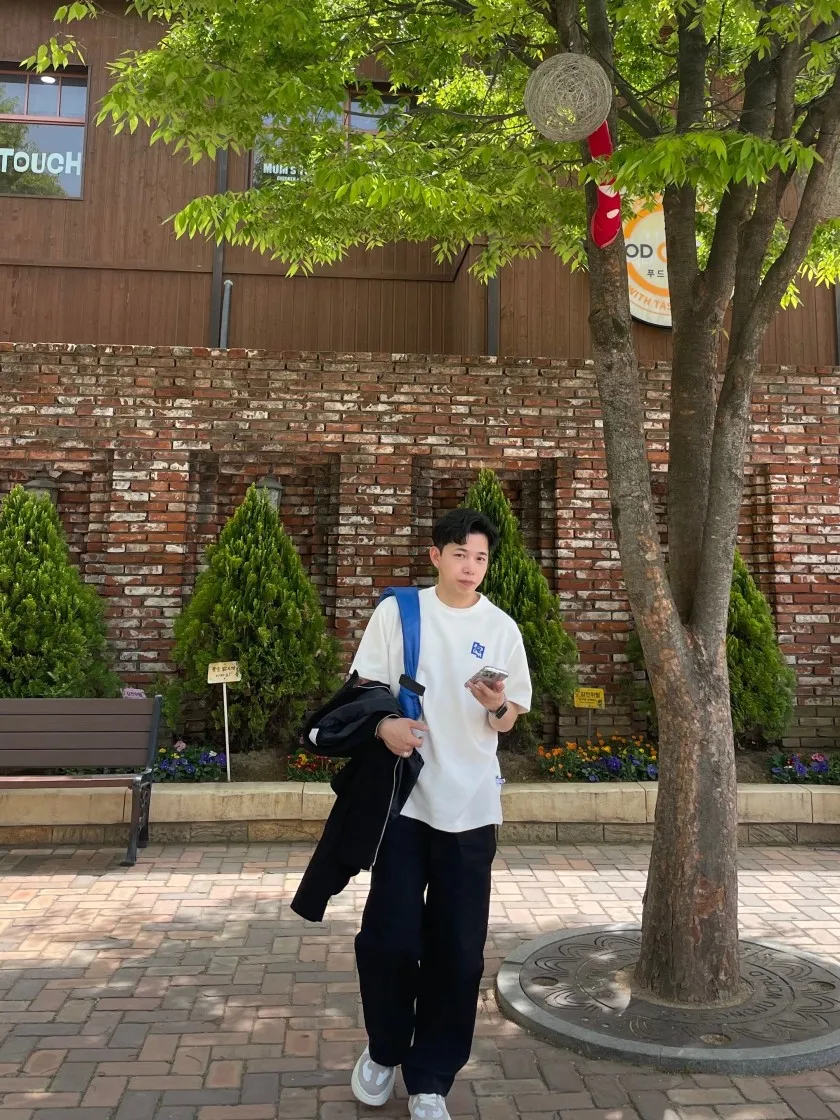 메종 키츠네 x 아더에러 테트리스 폭스 티셔츠 오프 화이트 thumbnail 3