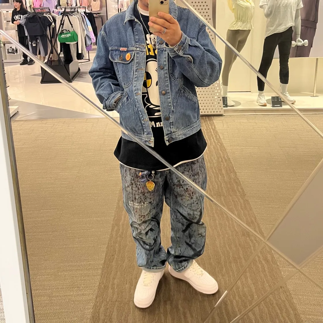 휴먼 메이드 x 에이셉 라키 휴먼 테스팅 티셔츠 블랙 thumbnail 4