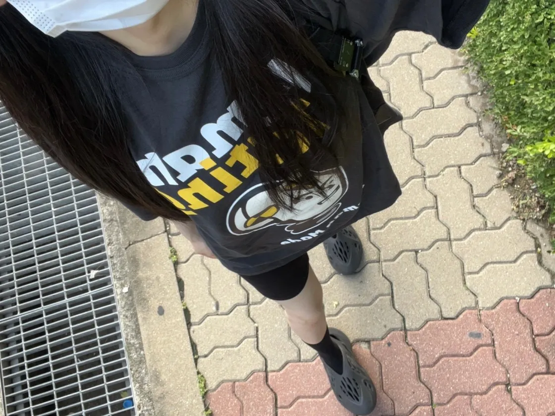 휴먼 메이드 x 에이셉 라키 휴먼 테스팅 티셔츠 블랙 thumbnail 7