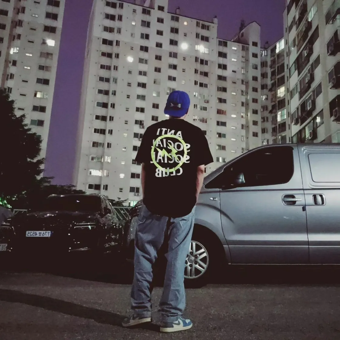 안티 소셜 소셜 클럽 x 프라그먼트 볼트 티셔츠 옐로우 thumbnail 6