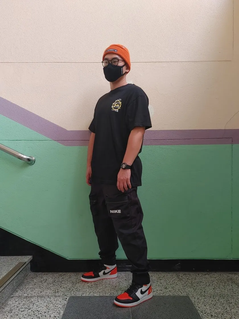 안티 소셜 소셜 클럽 x 프라그먼트 볼트 티셔츠 옐로우 thumbnail 8