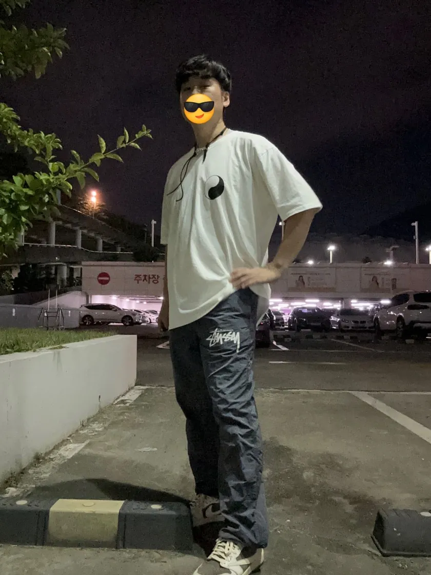 스투시 x 아워레가시 워크샵 음양 피그먼트 다이드 티셔츠 내츄럴 thumbnail 2