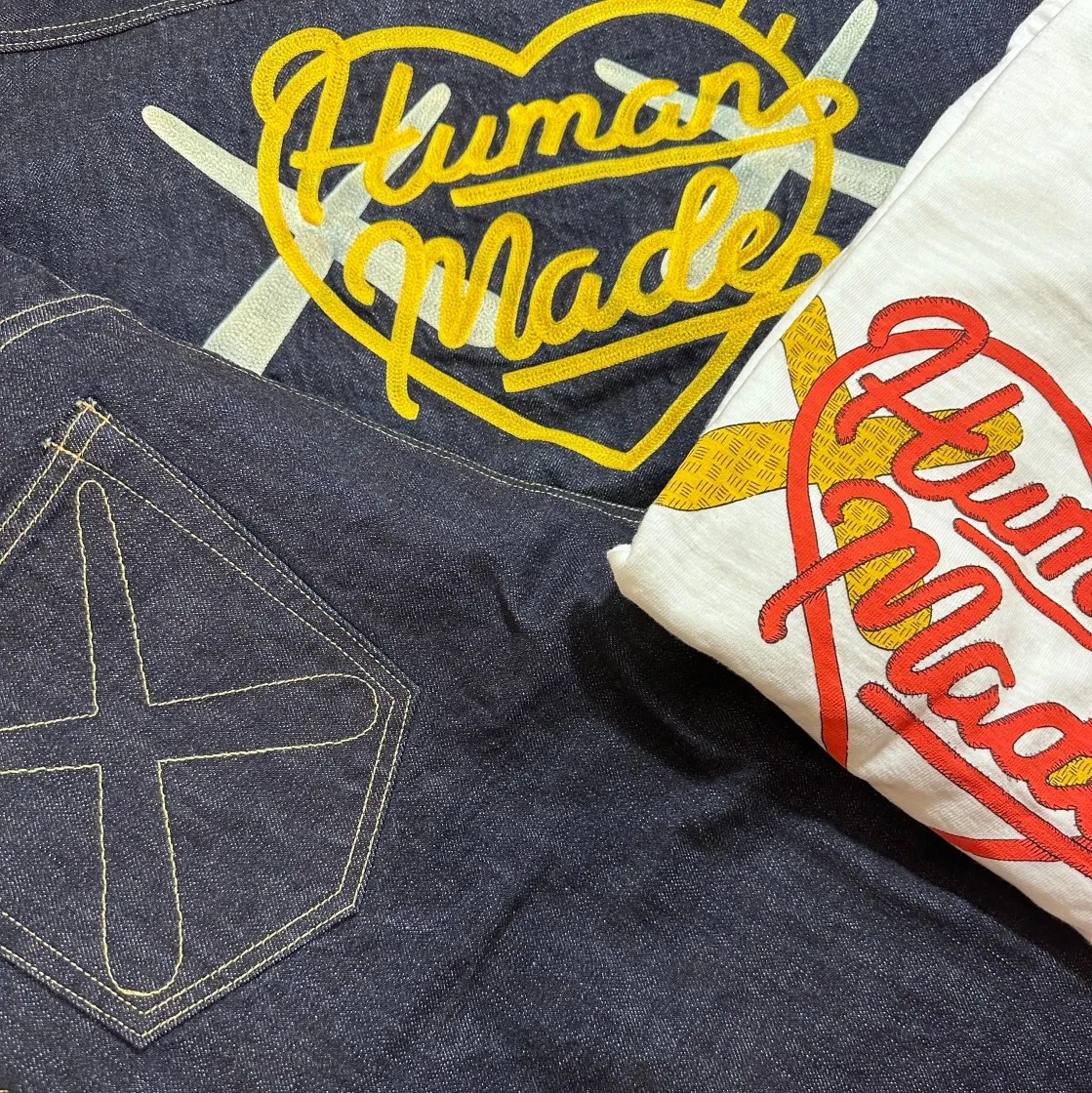 휴먼 메이드 x 카우스 그래픽 티셔츠 #1 화이트 thumbnail 5