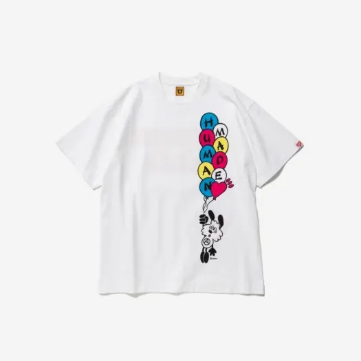 휴먼 메이드 x 베르디 빅 티셔츠 화이트