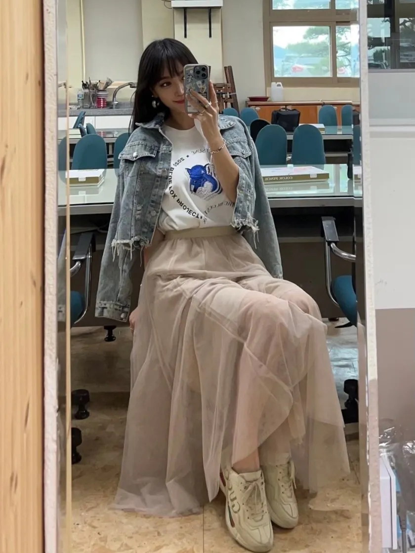 메종 키츠네 x 아더에러 트리플 폭스 헤드 로고 티셔츠 오프 화이트 thumbnail 6