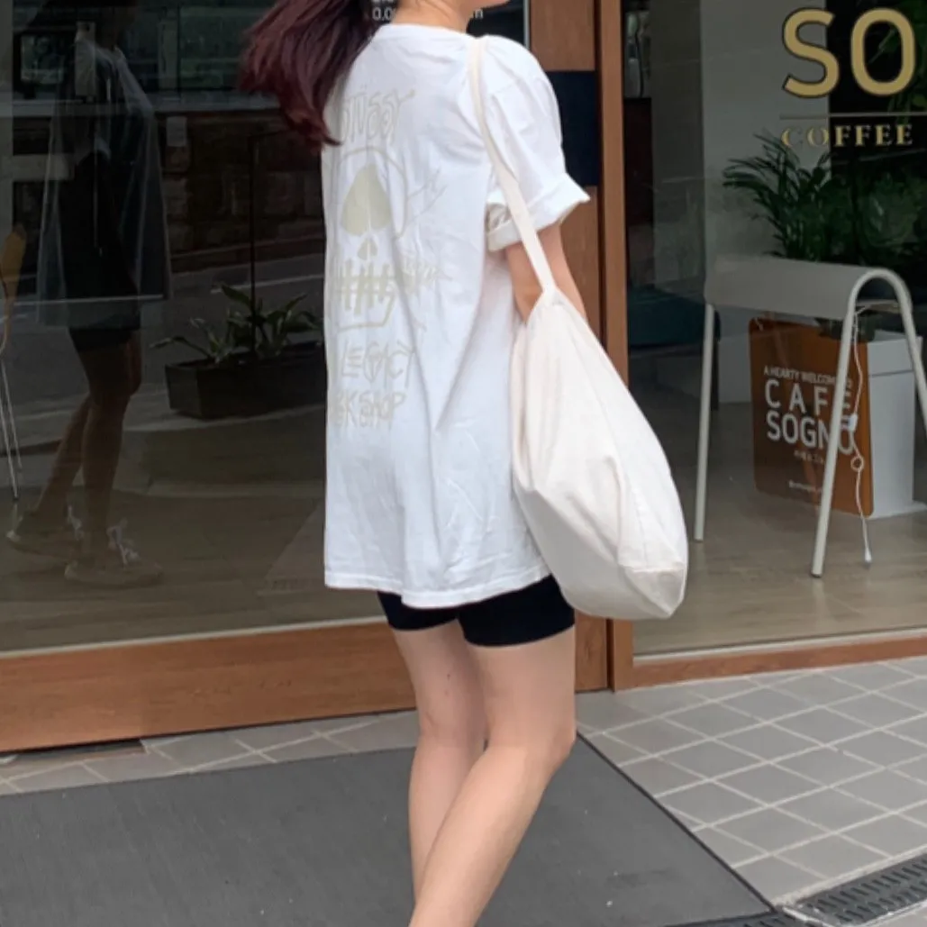 스투시 x 아워레가시 워크샵 서프 스컬 피그먼트 다이드 티셔츠 내츄럴 thumbnail 8