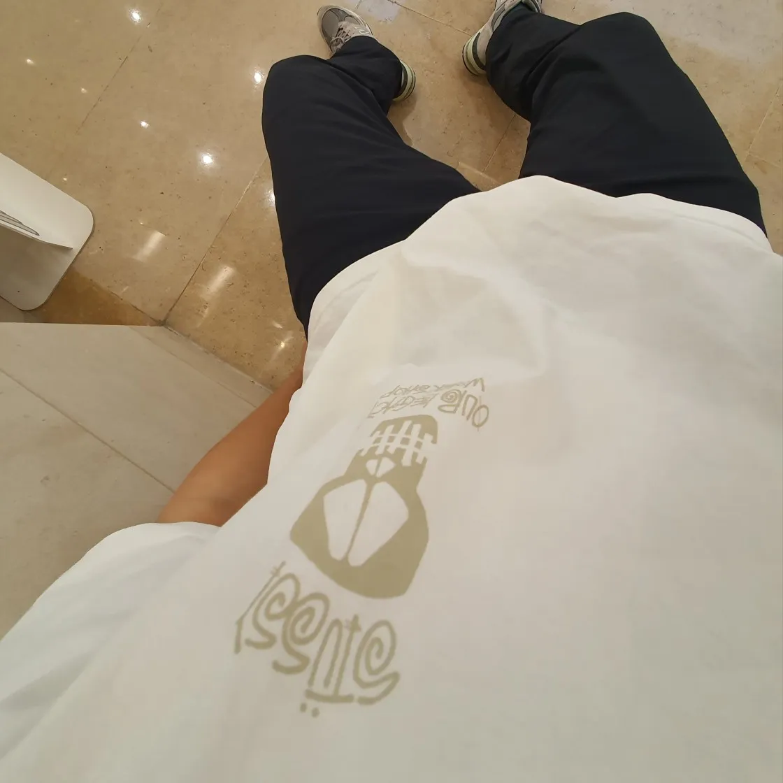 스투시 x 아워레가시 워크샵 서프 스컬 피그먼트 다이드 티셔츠 내츄럴 thumbnail 9