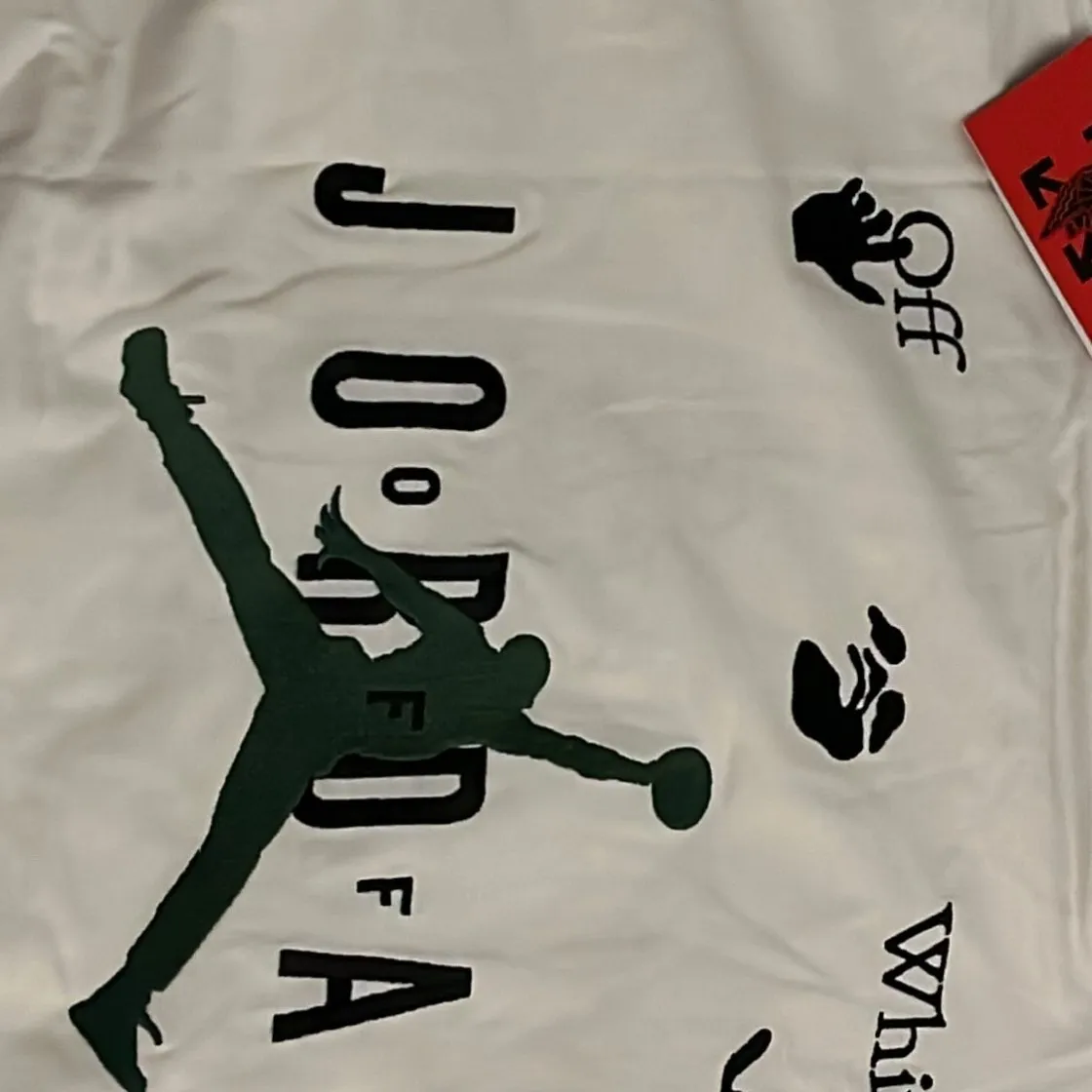 조던 x 오프화이트 숏슬리브 티셔츠 팬텀 - 아시아 thumbnail 9