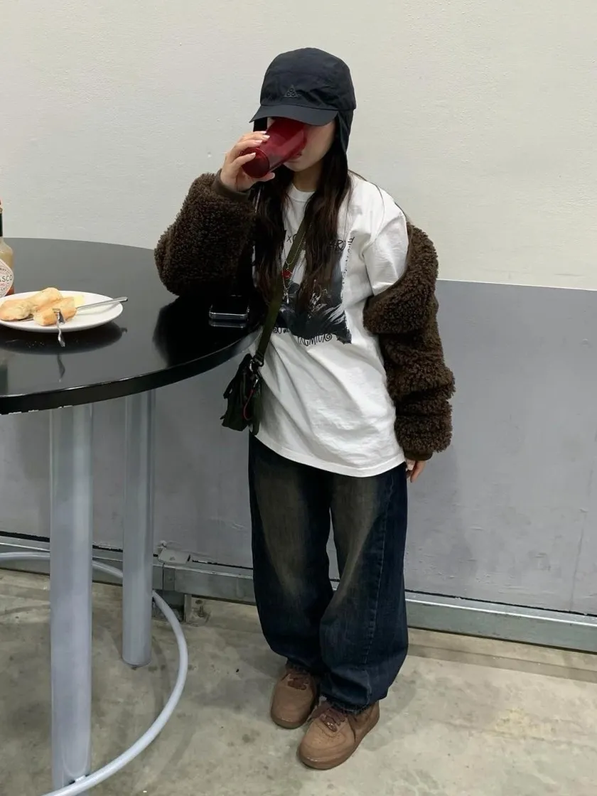 스투시 x 갱 스타 테이크 잇 퍼스널 티셔츠 화이트 thumbnail 5