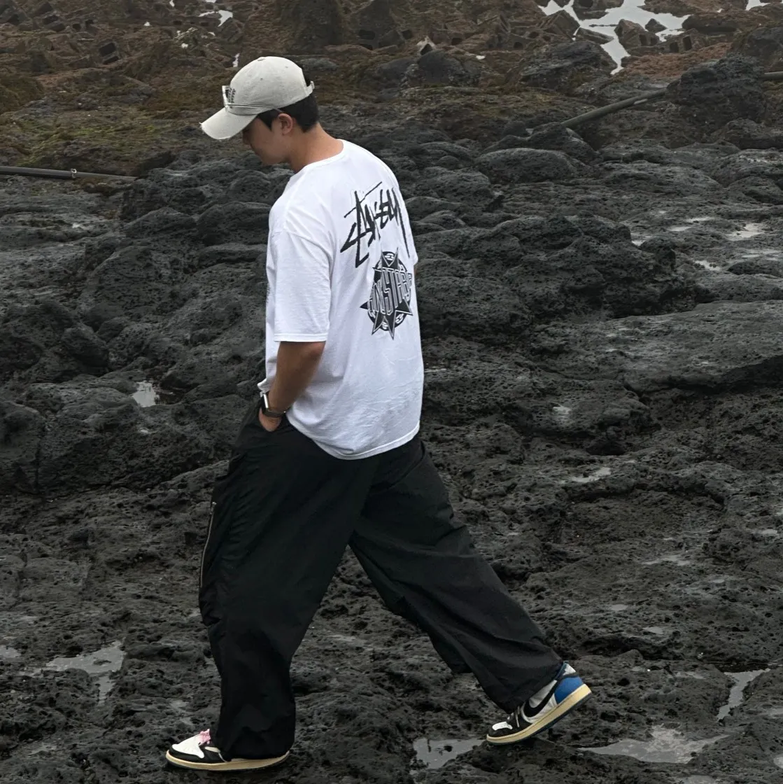 스투시 x 갱 스타 테이크 잇 퍼스널 티셔츠 화이트 thumbnail 8