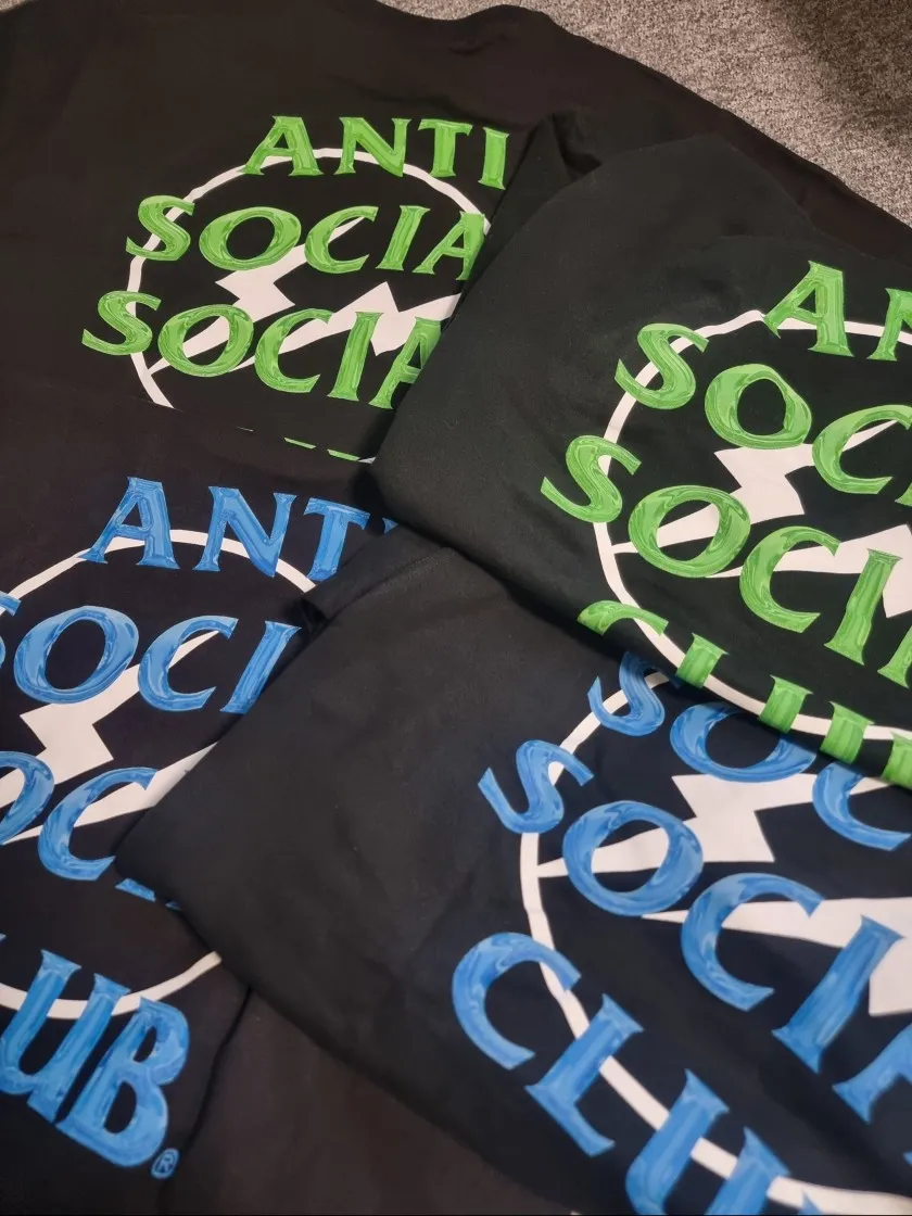 안티 소셜 소셜 클럽 x 프라그먼트 프레셔스 페탈 티셔츠 블랙 그린 thumbnail 3