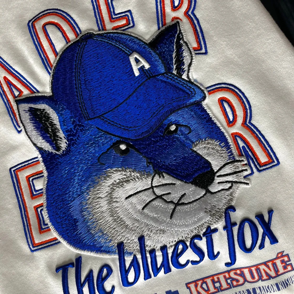 메종 키츠네 x 아더에러 더 블루이스트 폭스 티셔츠 화이트 thumbnail 5